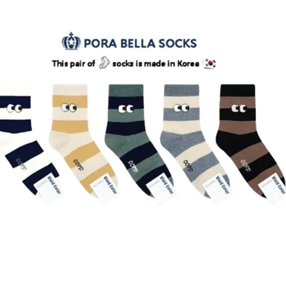 韓國 socks appeal X SML 厭世小怪物點點中桶襪 (酒紅) 歷史價格詳細信息