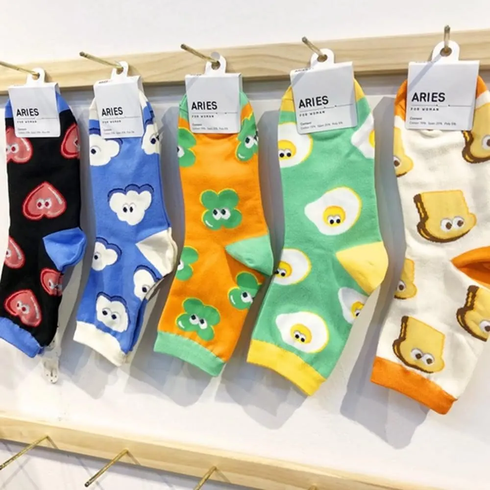 韓國襪 塗鴉襪 卡通襪 束口襪 中筒襪 文青襪 socks 歷史價格詳細信息