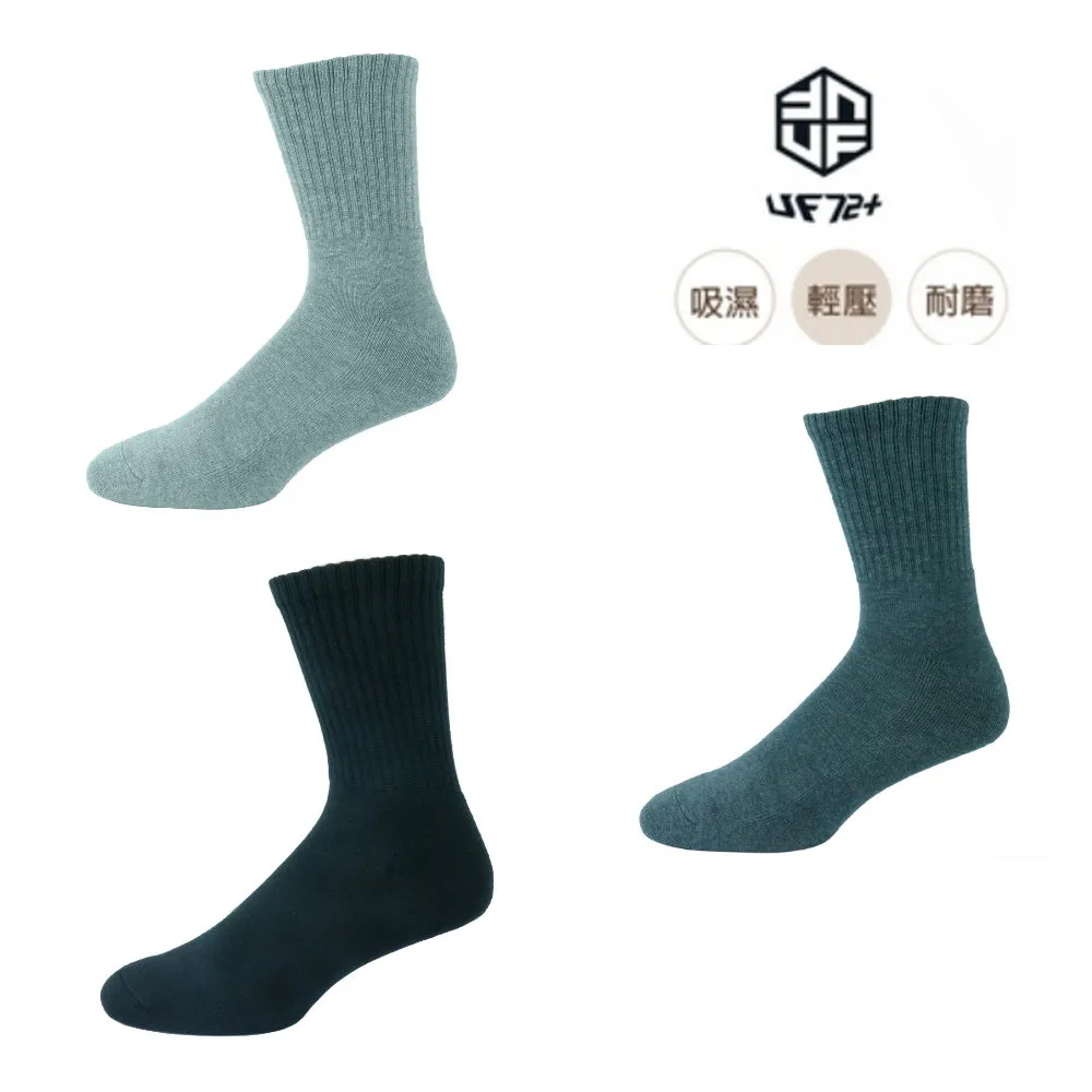 [UF72](三入組)elf精梳棉三跟止滑氣墊加厚單車船襪UF5711(24-28) 歷史價格詳細信息