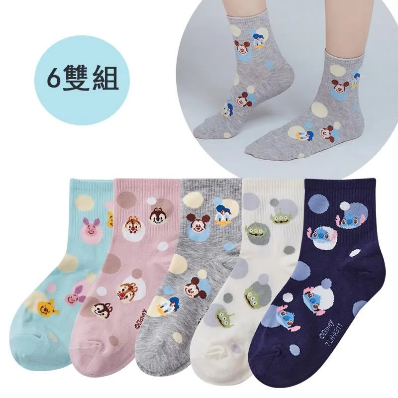 6雙組 Disney 迪士尼 奇奇蒂蒂 史迪奇中統襪 女長襪 款式隨機 CD-A323 歷史價格詳細信息