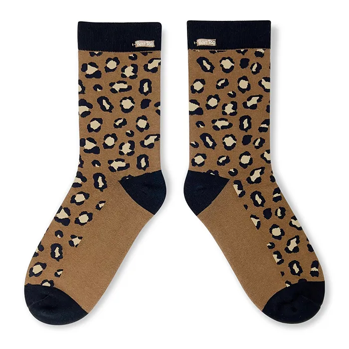 Best Tag 豹紋圖案襪  紅 25-28cm 歷史價格詳細信息