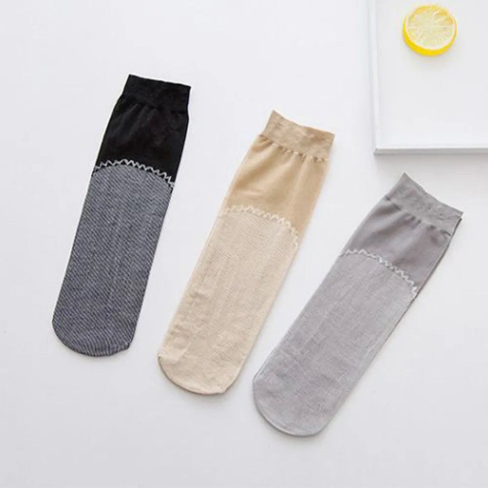 【CS22】女士防勾防滑微透膚短絲襪-20雙(3色選擇) 歷史價格詳細信息