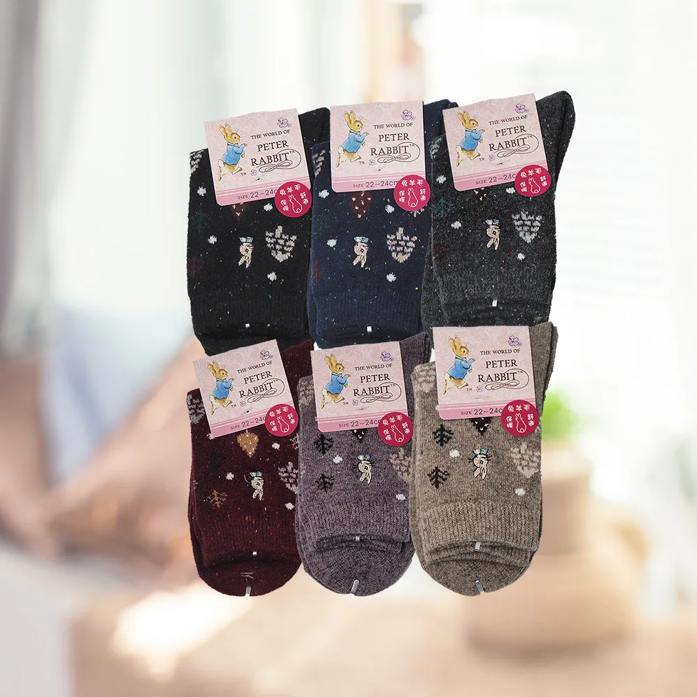 比得兔精繡兔羊毛女襪-古典大花-SK23019-2雙 歷史價格詳細信息