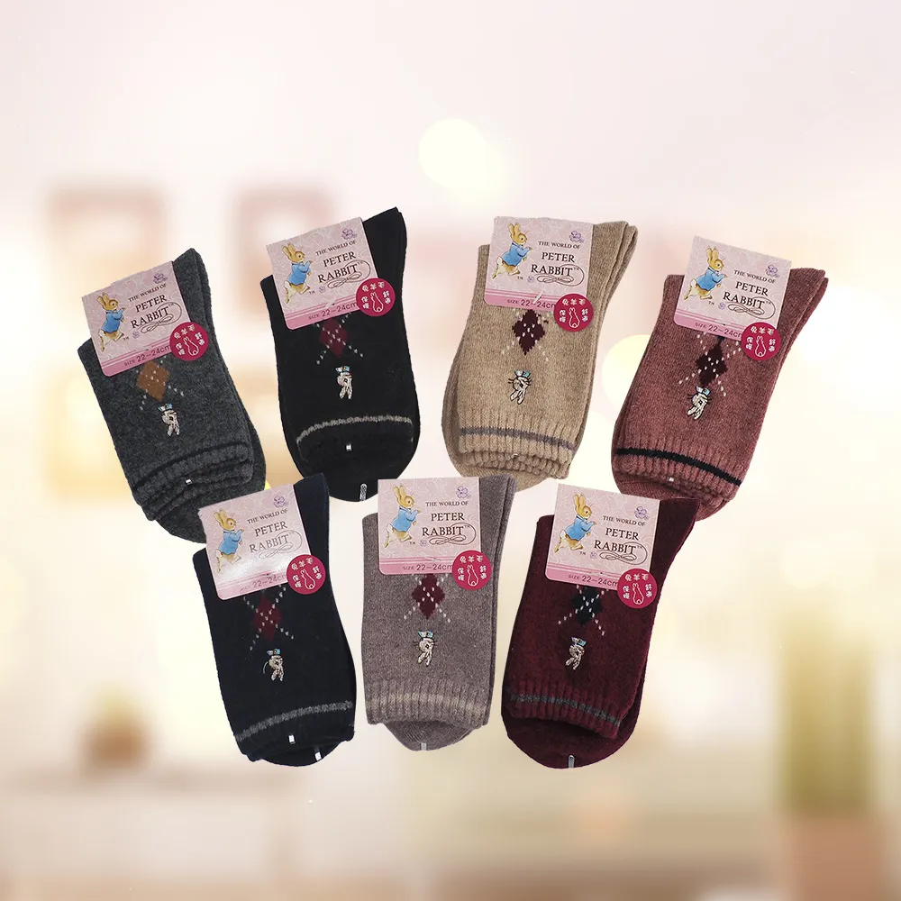 比得兔精繡兔羊毛女襪-古典大花-SK23019-2雙 歷史價格詳細信息