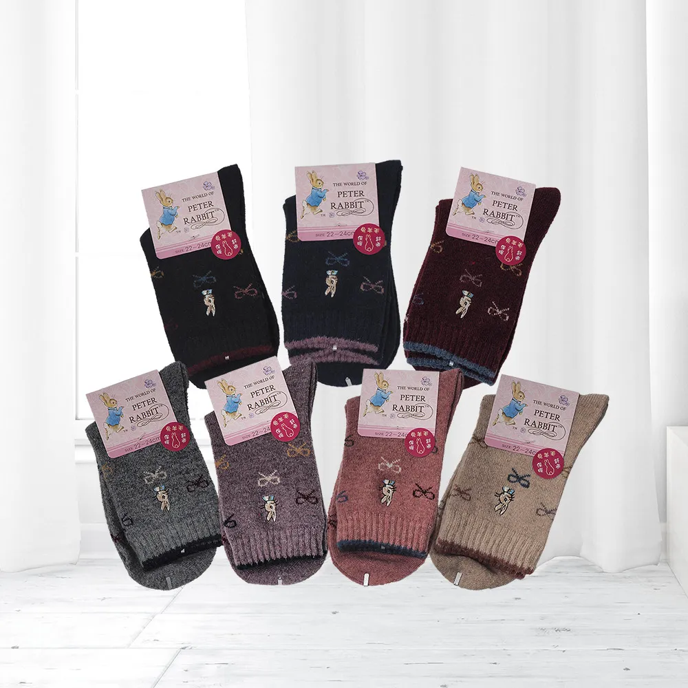 比得兔精繡兔羊毛女襪-古典大花-SK23019-2雙 歷史價格詳細信息