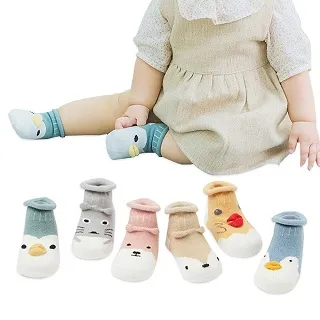 【Mesenfants】3雙入嬰兒地板襪 透氣軟底學步鞋 嬰兒防掉鞋襪 歷史價格詳細信息