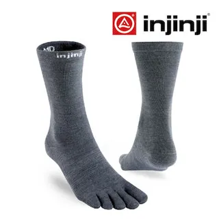 【INJINJI】LINER中筒內襪 [灰色/酒紅色/嫩綠/燕麥色] 五趾襪 內襪 中筒襪襪 登山 戶外 歷史價格詳細信息