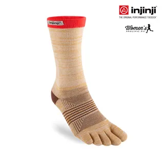 【INJINJI】TRAIL女性野跑避震吸排五趾中筒襪[石英粉綠] WAA39 歷史價格詳細信息
