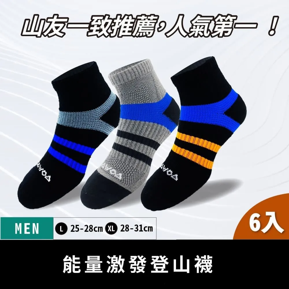 【WOAWOA】能量激發登山襪-中筒-5入 歷史價格詳細信息