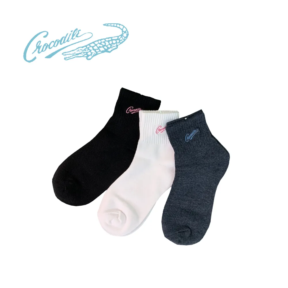 【MiWorks米沃】鱷魚144針超細刺繡1/2棉襪 白色 女用 六入組 歷史價格詳細信息