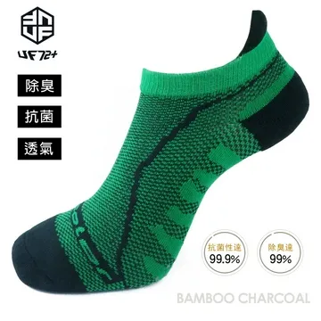 [UF72] elf除臭竹炭止滑透氣輕壓型氣墊運動船襪UF5716-紫色24-28 歷史價格詳細信息