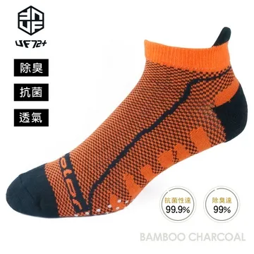 [UF72] elf除臭竹炭止滑透氣輕壓型氣墊運動船襪UF5716-紫色24-28 歷史價格詳細信息