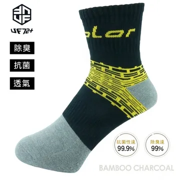 [UF72] elf除臭竹炭止滑輕壓氣墊運動襪 UF5715-紅色24-28 歷史價格詳細信息