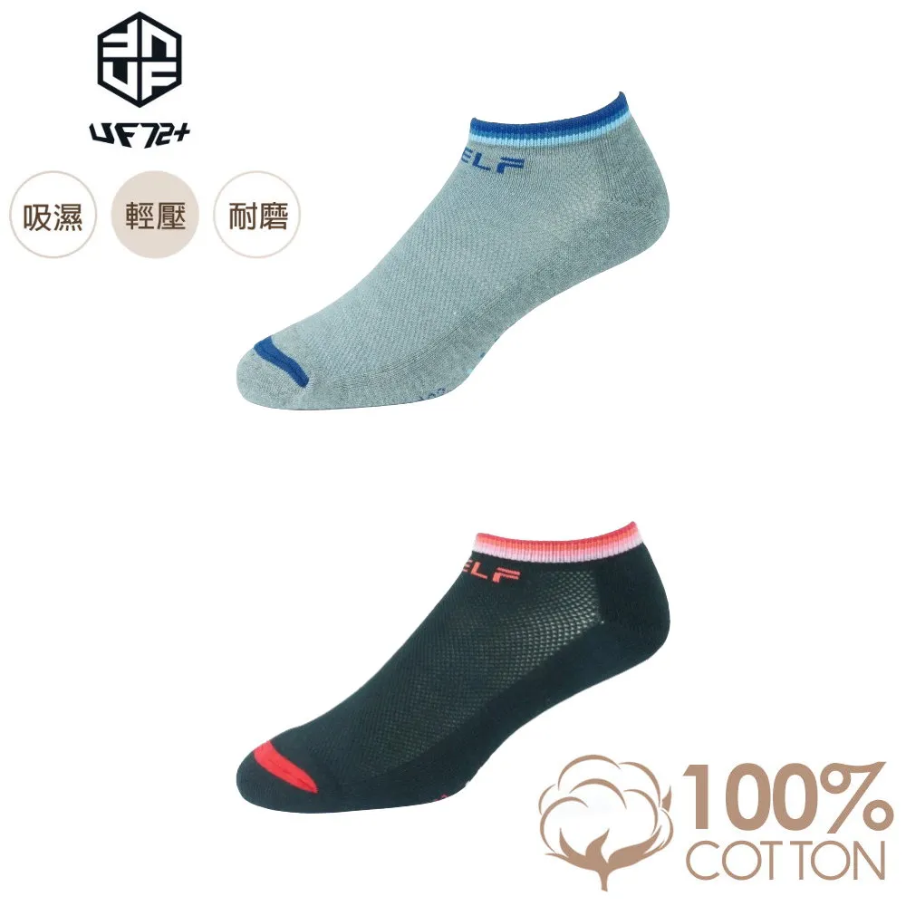 [UF72](三入組)elf精梳棉三跟止滑氣墊加厚單車船襪UF5711(24-28) 歷史價格詳細信息
