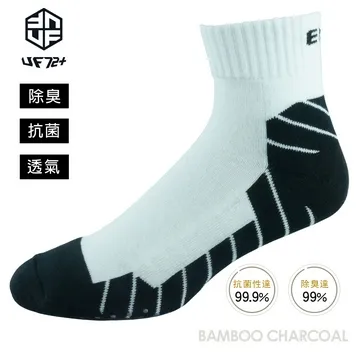 [UF72] elf除臭竹炭止滑加厚氣墊郊山襪 UF5713-紅色24-28 歷史價格詳細信息