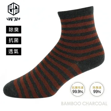 [UF72] elf除臭竹炭高效斑馬休閒襪UF5311-橘深灰22-24 歷史價格詳細信息