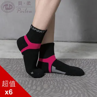 PEILOU 貝柔足弓加壓護足氣墊短襪(M)(6色可選) 歷史價格詳細信息