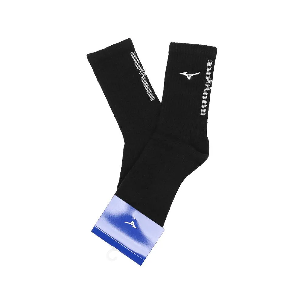 Mizuno 美津濃 襪子 Crew Socks 白 藍 綠 長襪 白襪 中筒 運動 32TXA607-17 歷史價格詳細信息