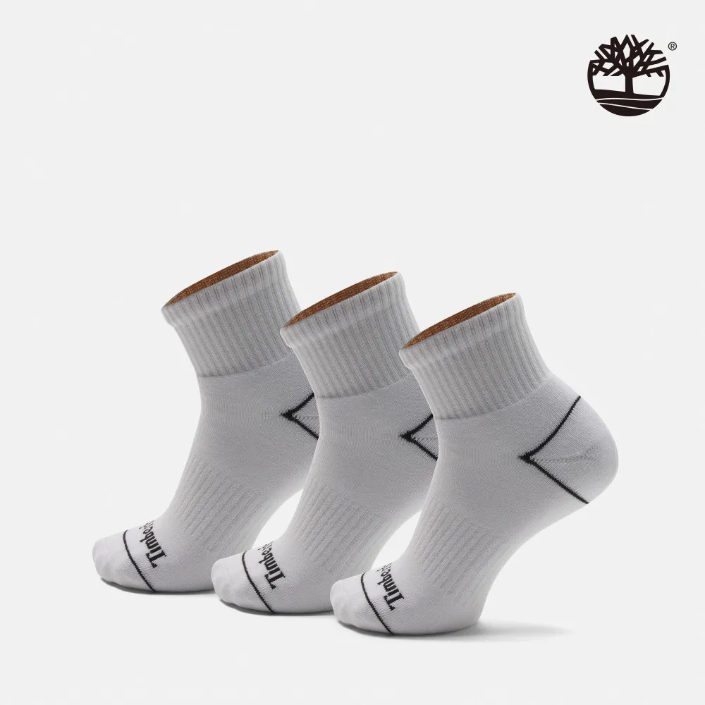 Timberland 中性白色中筒襪(三入組)|A2PU2100 歷史價格詳細信息