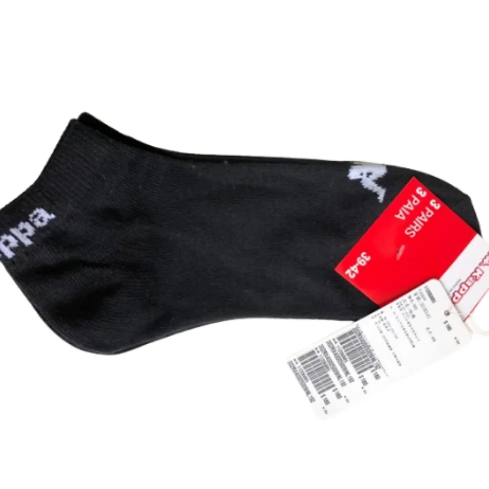 KAPPA 時尚經典LOGO 休閒運動中筒襪 6雙組 303WIG0902009 黑 歷史價格詳細信息