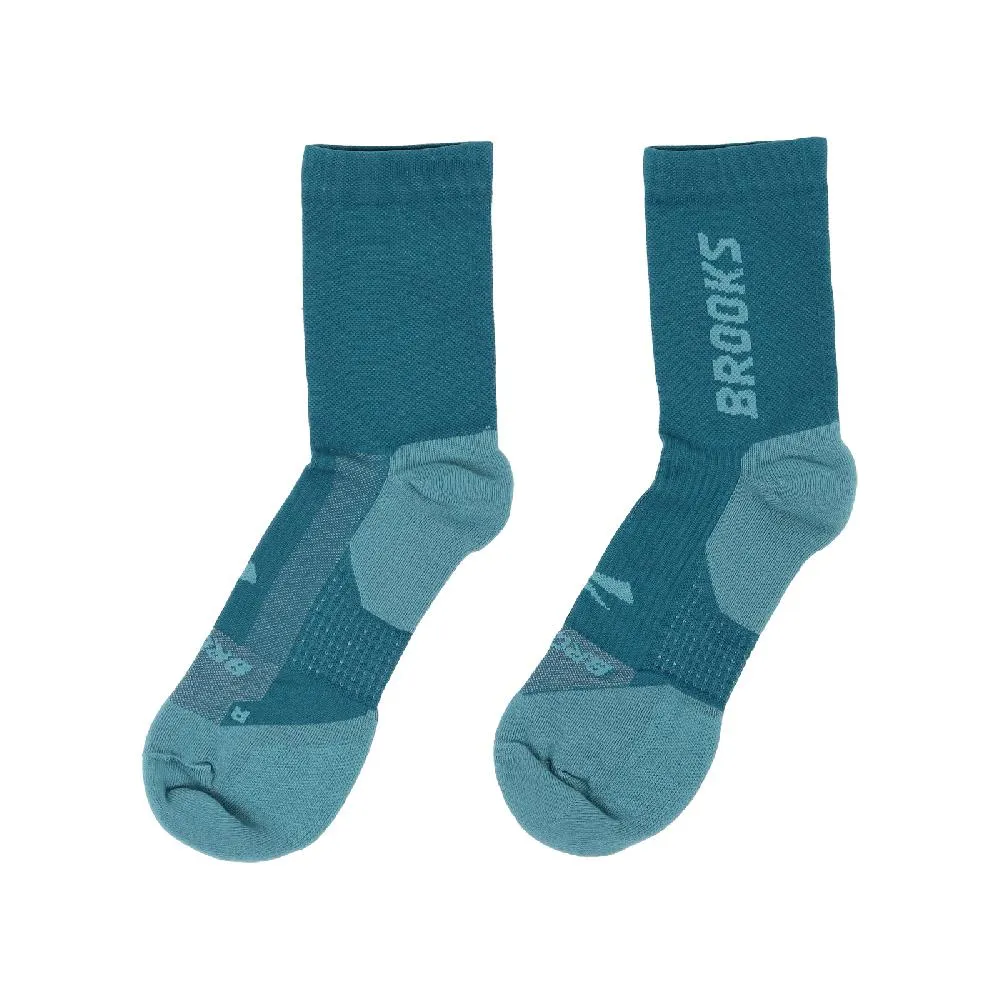【BROOKS】運動襪 Ghost Crew Socks 白 黑 緩衝 支撐 短襪 襪子(280495161) 歷史價格詳細信息