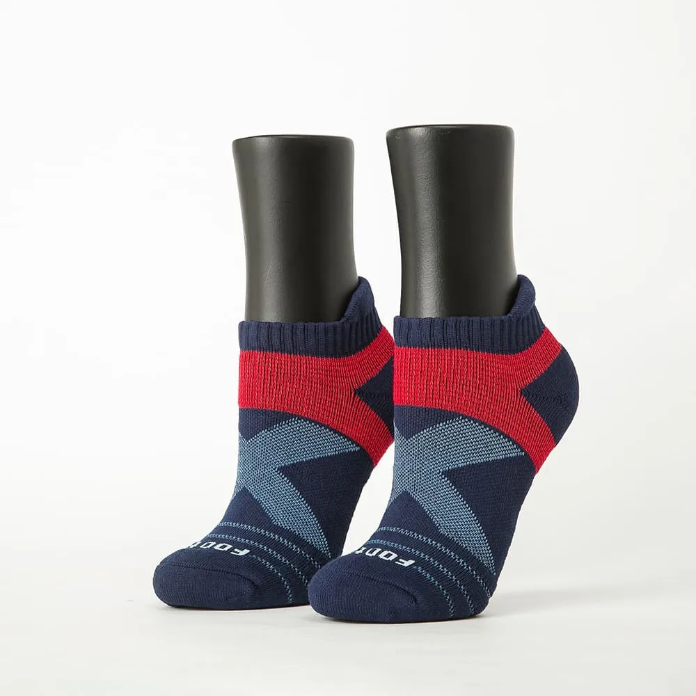 Footer X型雙向減壓足弓船短女襪(深藍)[大買家] 歷史價格詳細信息