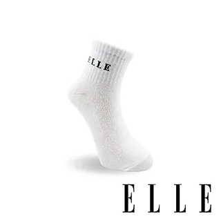 ELLE 1﹧2少女條紋休閒短襪6入組(黑) 歷史價格詳細信息