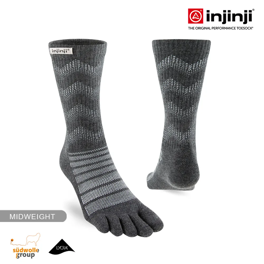 【injinji】Outdoor戶外避震羊毛五趾中筒襪NX (石板灰) -NAA7694 | 五趾襪 登山推薦 防臭抗菌 歷史價格詳細信息