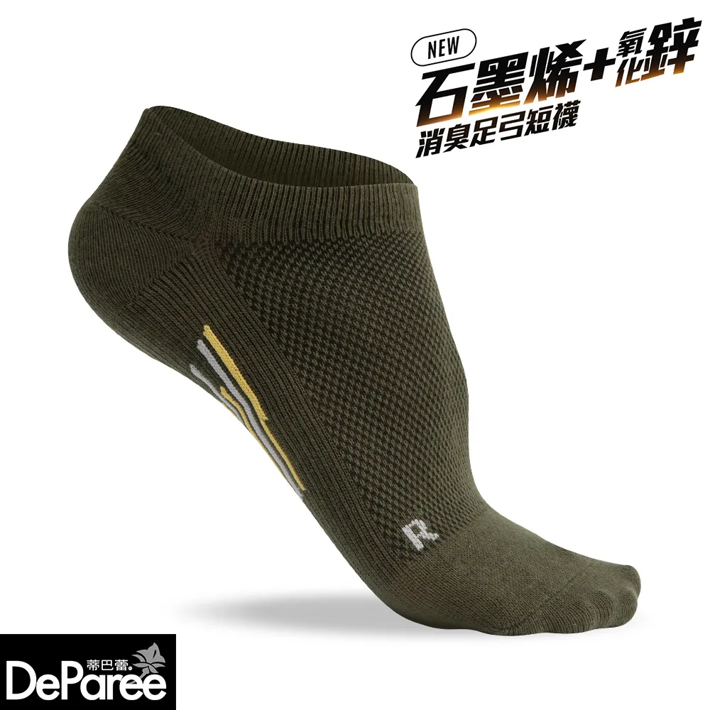 【蒂巴蕾】石墨烯氧化鋅消臭足弓踝襪(黃金比例)-黑色 歷史價格詳細信息