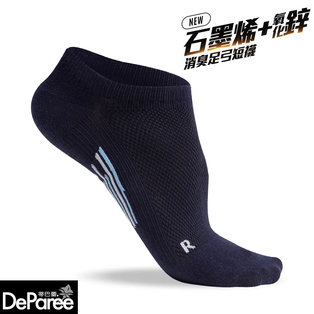【蒂巴蕾】石墨烯氧化鋅消臭足弓踝襪(黃金比例)-黑色 歷史價格詳細信息