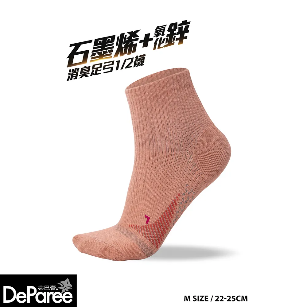 【蒂巴蕾】石墨烯+鋅消臭1/2襪6雙組-氧化鋅船型襪8雙組(運動襪/足弓支撐/除臭襪/男襪/女襪/透氣) 歷史價格詳細信息