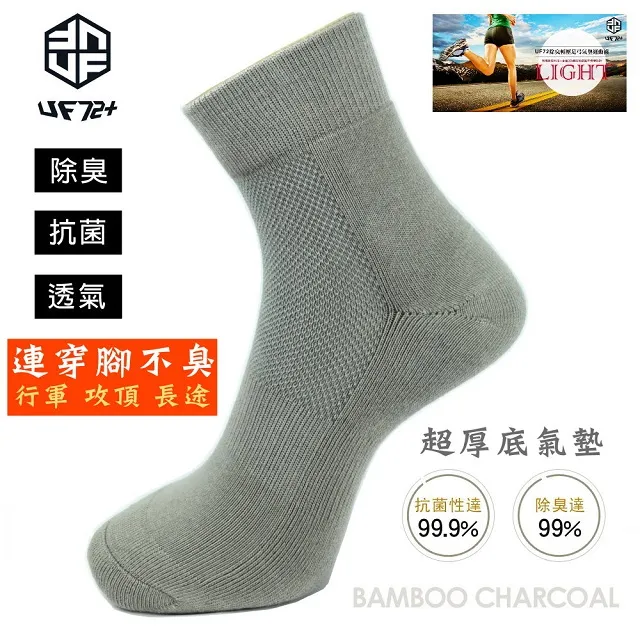 [UF72]3D消臭超厚底中壓運動襪UF921-2-2灰(女)20-24 歷史價格詳細信息