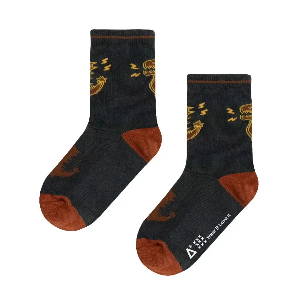 WARX除臭襪 趣味圖樣薄款中筒童襪-土星 歷史價格詳細信息