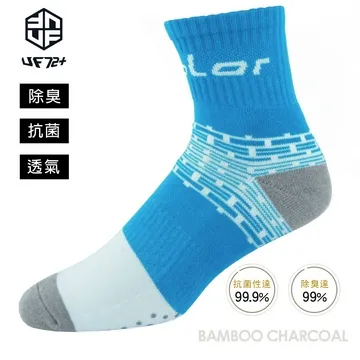 [UF72] elf除臭竹炭止滑輕壓氣墊運動襪 UF5715-紅色24-28 歷史價格詳細信息