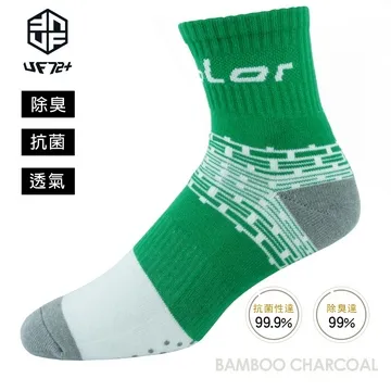 [UF72] elf除臭竹炭止滑輕壓氣墊運動襪 UF5715-紅色24-28 歷史價格詳細信息