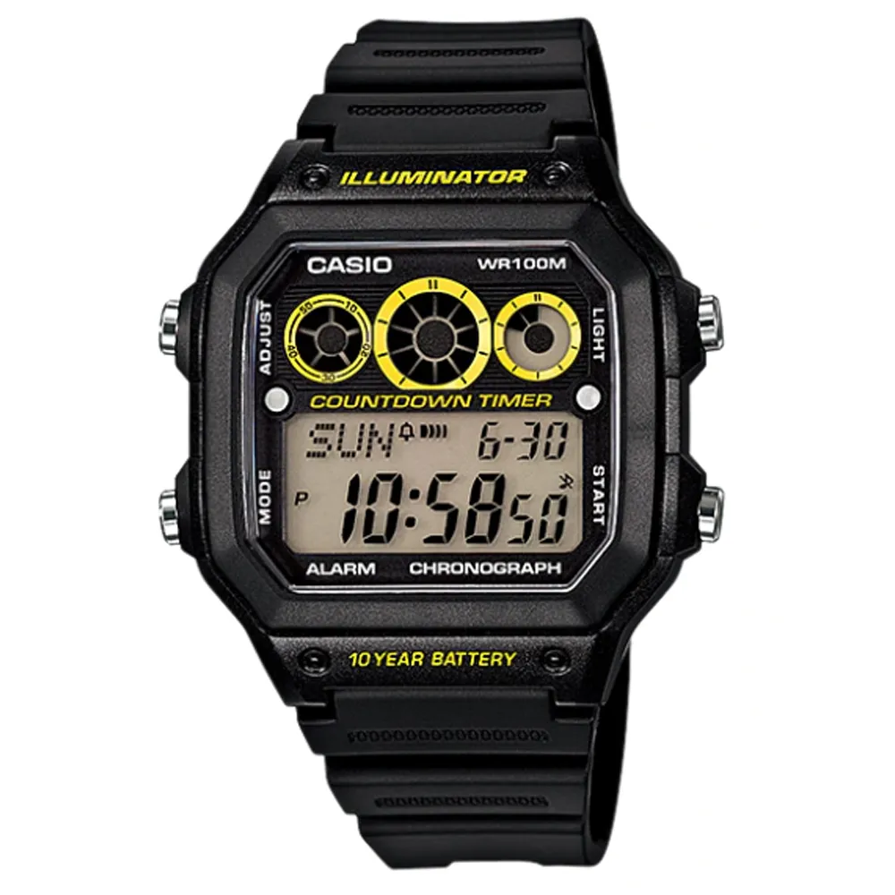 【CASIO】AE-1200WH-1A 10年電力電子錶款/經典百搭/男女通用款/42mm/公司貨【第一鐘錶】 歷史價格詳細信息