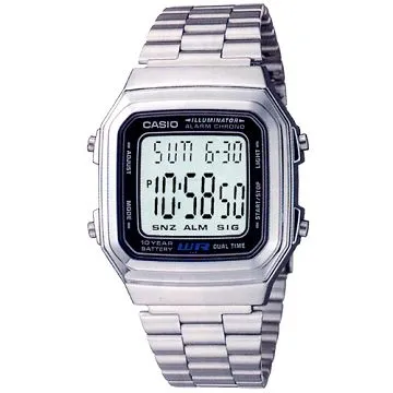 【CASIO】時尚復古文青風大型數字不鏽鋼錶-黑(B-650WB-1B) 歷史價格詳細信息