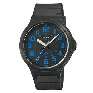 CASIO / MW-240-2B / 卡西歐 清楚時標 日本機芯 藍x黑 42mm 歷史價格詳細信息