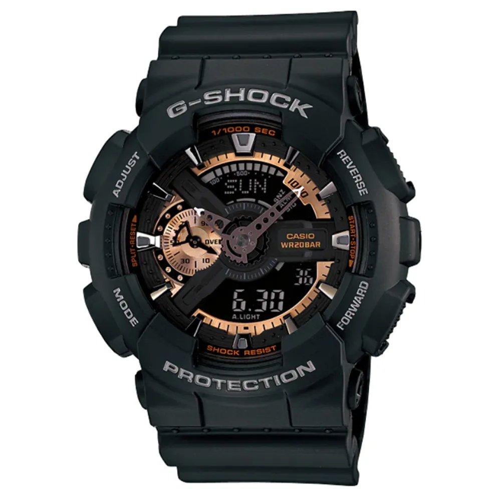 G-SHOCK 重機狂野潮流概念錶-消光黑x金(GA-110RG-1ADR) 歷史價格詳細信息