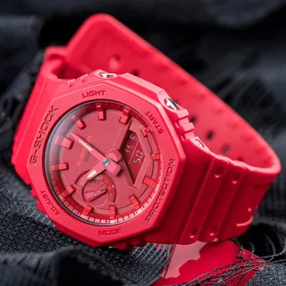 CASIO 卡西歐 G-SHOCK 極簡奢華 金屬色雙顯電子錶-黑X金 GM-S2100GB-1A 歷史價格詳細信息