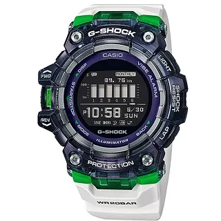 【CASIO 卡西歐】G-SHOCK 藍牙 半透明 黑x紫 經典方型 運動系列 GBD-200SM-1A6_45.9mm 歷史價格詳細信息