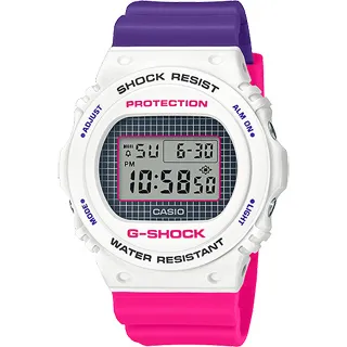 CASIO 卡西歐 G-SHOCK 桃花源方形手錶 DW-5610SL-4A4 歷史價格詳細信息