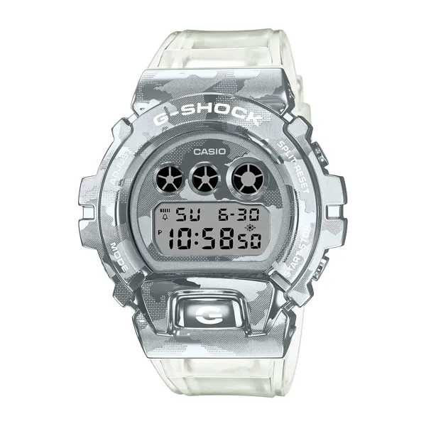 【G-SHOCK】CASIO 透明迷彩雙顯手錶 GA-100SKC-1A 現代鐘錶 歷史價格詳細信息