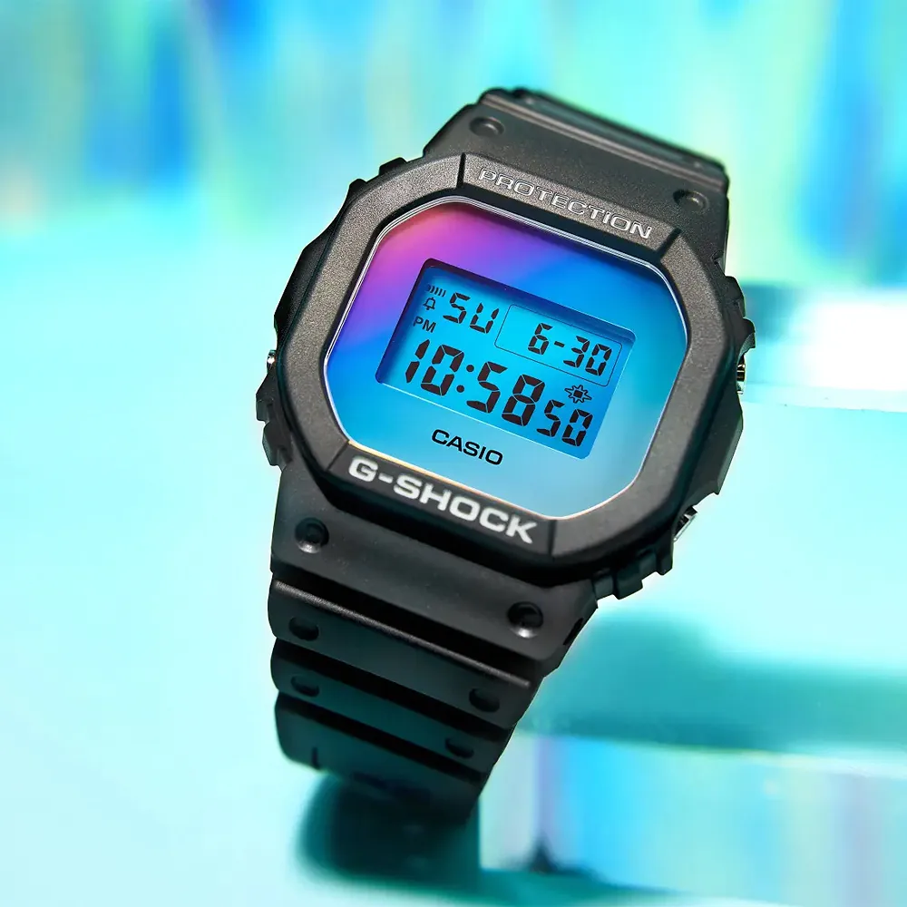 【CASIO G-SHOCK】蒸氣感科幻金屬世界潮流雙顯腕錶-科技黑/GM-110VB-1A 歷史價格詳細信息