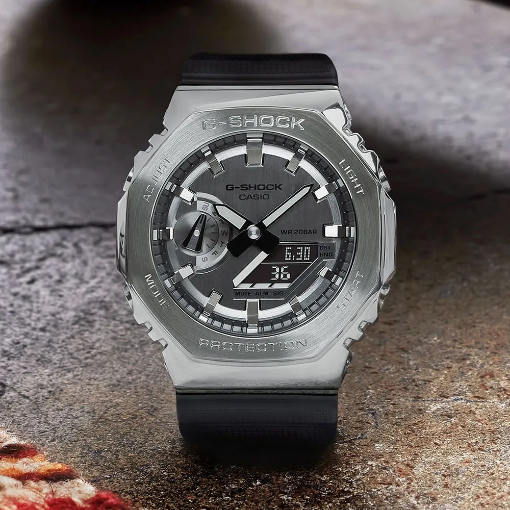 【G-SHOCK】GM-2100 CASIO 農家橡樹金屬系列 /45mm/公司貨【第一鐘錶】 歷史價格詳細信息