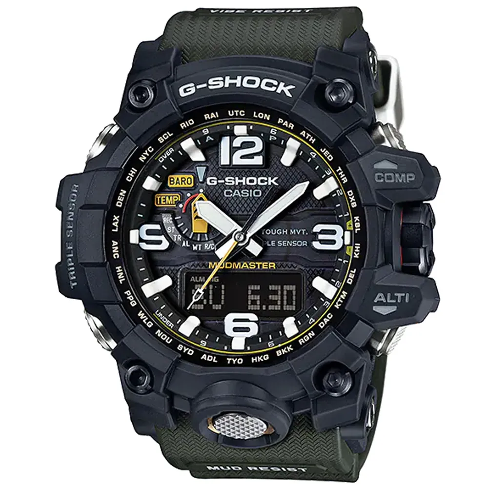 【CASIO】G-SHOCK MUDMASTER 極限冒險碳纖維四重感應器藍芽計步雙顯錶-極致黑GG-B100-1B 歷史價格詳細信息