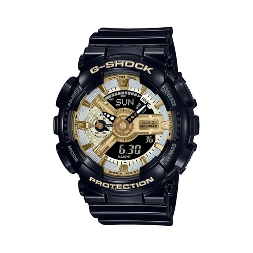 【CASIO 卡西歐】G-SHOCK 黑金時尚 高調奢華 金屬錶殼 經典方型 GM-5600G-9 歷史價格詳細信息