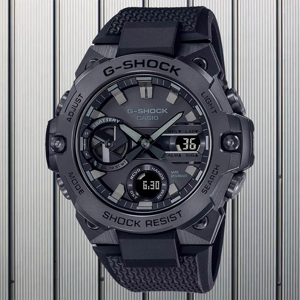 【CASIO】卡西歐 G-SHOCK 太陽能 碳核心防護藍牙雙顯手錶 GST-B500AD-3A 台灣卡西歐保固一年 歷史價格詳細信息