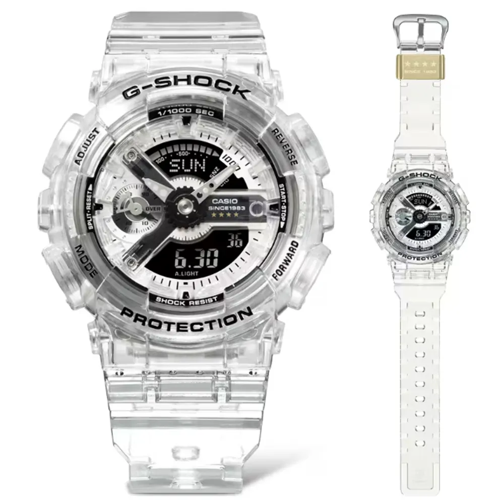 CASIO卡西歐 G-SHOCK 透明錶耐衝擊構造錶 GA-700SK-1A台灣公司貨 歷史價格詳細信息