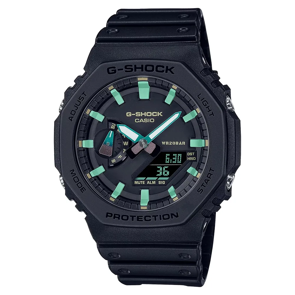 G-SHOCK / GA-2100NC-3A / 卡西歐 CASIO [ 官方直營 ] 礦物色調 散發自然樸實風格 歷史價格詳細信息